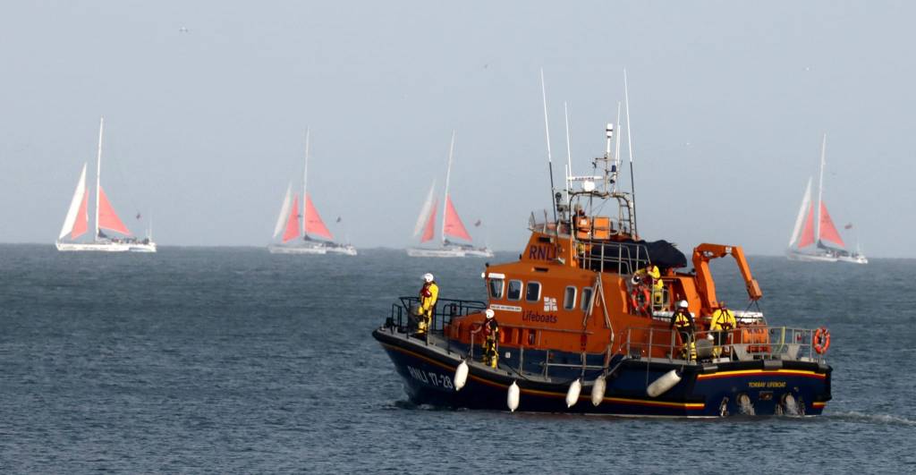 Our ALB seen recently out in the bay. Image: Julie Bibby – Non-RNLI individual