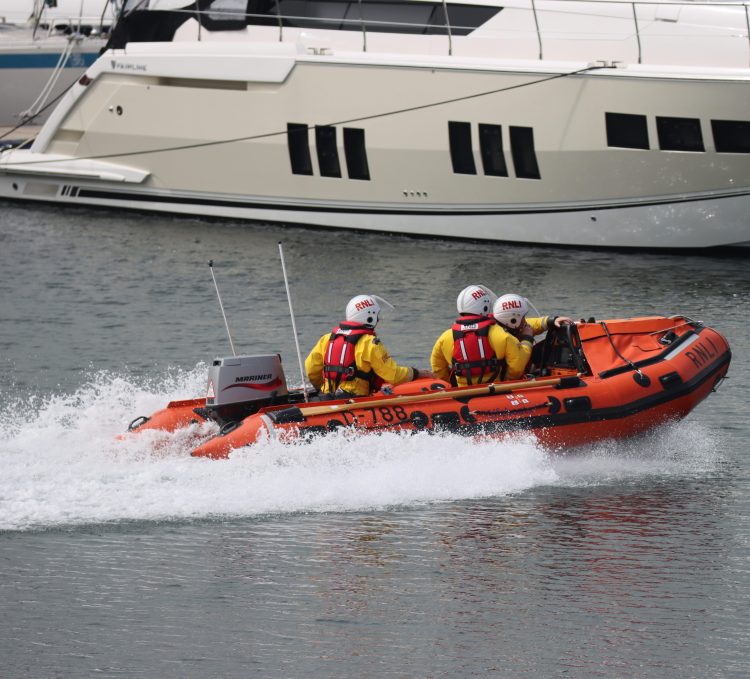 Our ILB out on a recent rescue - Image: Julie Bibby – Non-RNLI individual